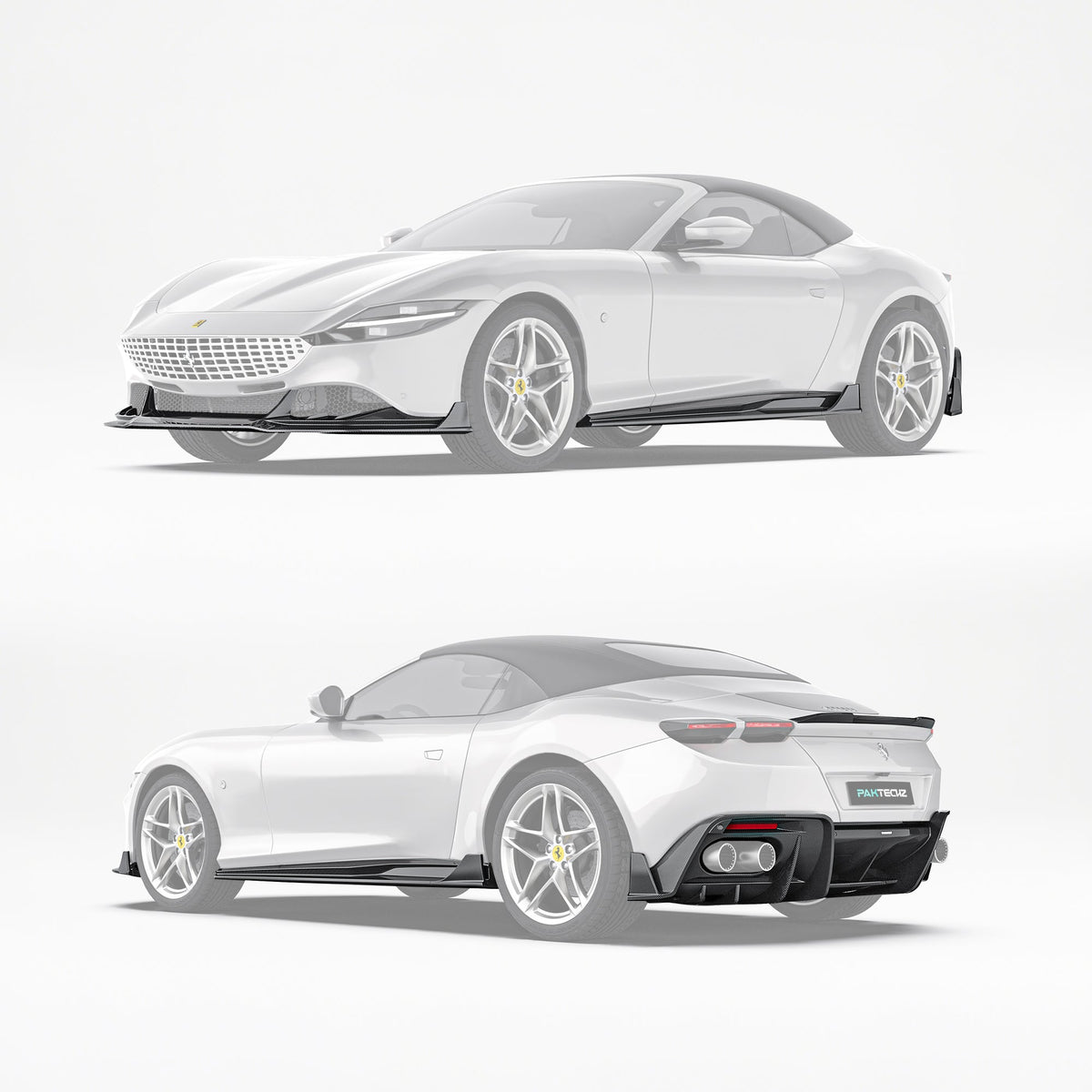 Ferrari Roma Paktechz Aerodynamics Kit Aftermarket Carbon Fiber Part / Bodykit - Robot Bodykits