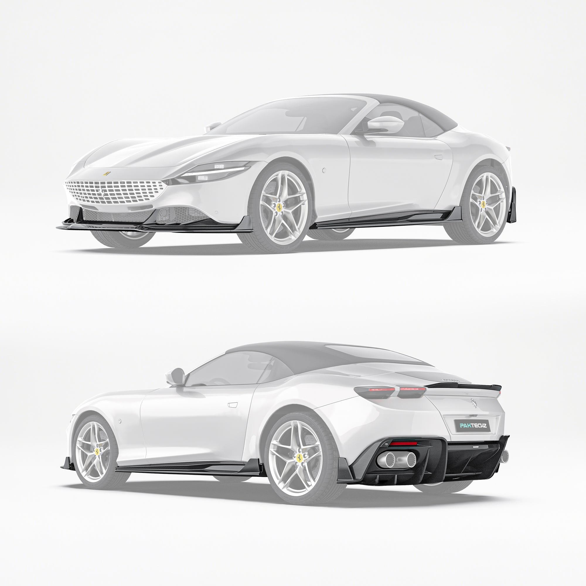 Ferrari Roma Paktechz Aerodynamics Kit Aftermarket Carbon Fiber Part / Bodykit - Robot Bodykits