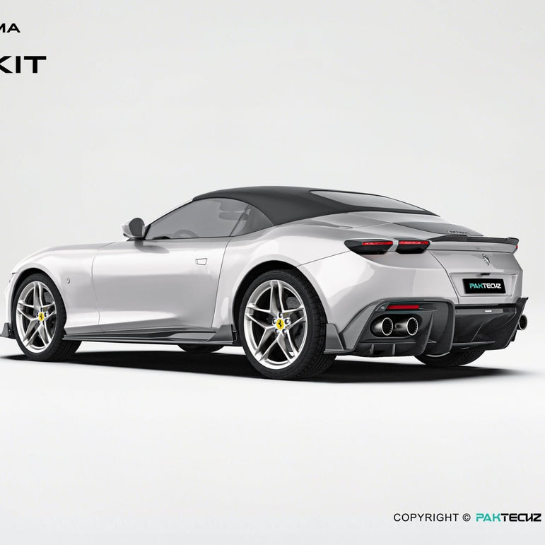 Ferrari Roma Paktechz Aerodynamics Kit Aftermarket Carbon Fiber Part / Bodykit - Robot Bodykits
