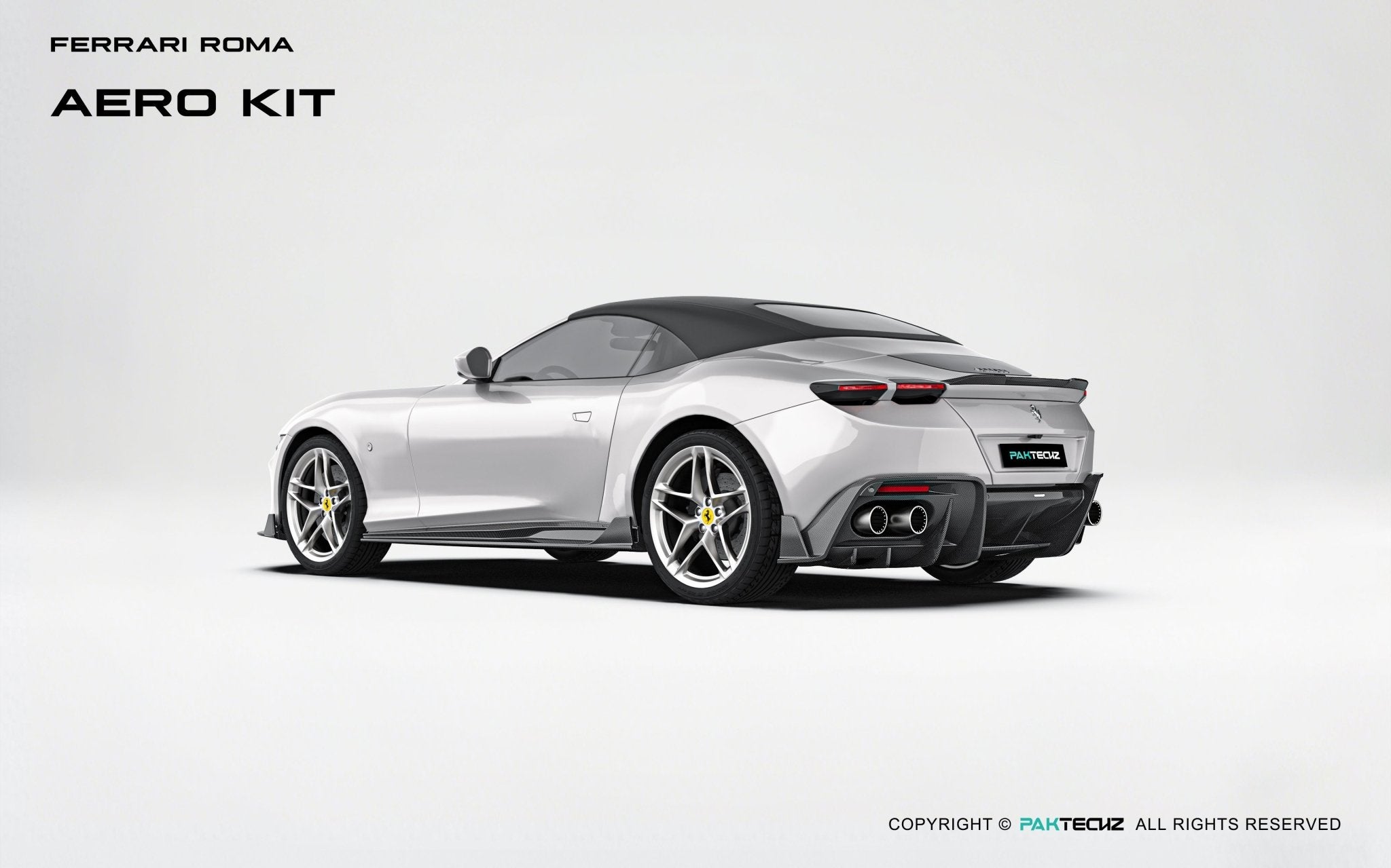 Ferrari Roma Paktechz Aerodynamics Kit Aftermarket Carbon Fiber Part / Bodykit - Robot Bodykits