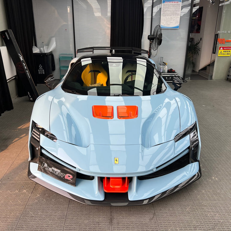 Ferrari SF90XX Style Conversion Kit for SF90 – Complete Prepeg Carbon Body Kit Aftermarket Carbon Fiber Part / Bodykit - Robot Bodykits
