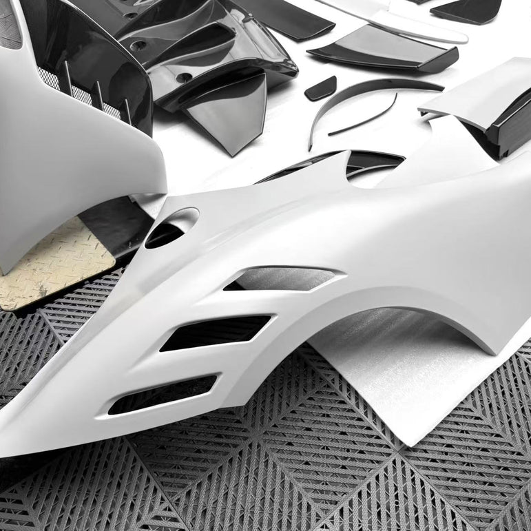 Ferrari SF90XX Style Conversion Kit for SF90 – Complete Prepeg Carbon Body Kit Aftermarket Carbon Fiber Part / Bodykit - Robot Bodykits