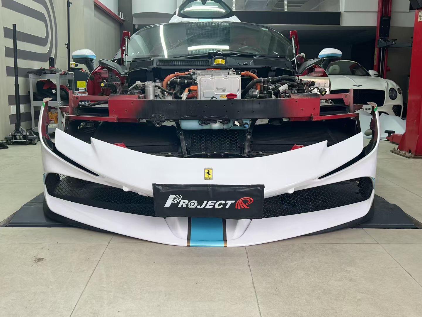Ferrari SF90XX Style Conversion Kit for SF90 – Complete Prepeg Carbon Body Kit Aftermarket Carbon Fiber Part / Bodykit - Robot Bodykits