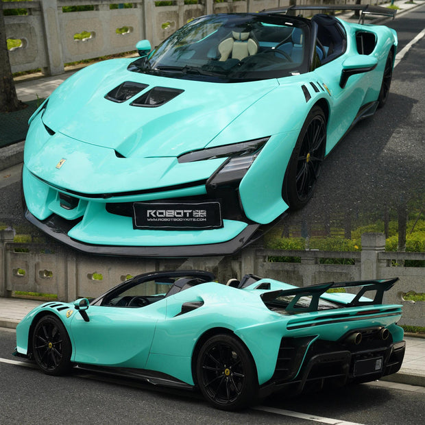 Ferrari SF90XX Style Conversion Kit for SF90 – Complete Prepeg Carbon Body Kit Aftermarket Carbon Fiber Part / Bodykit - Robot Bodykits