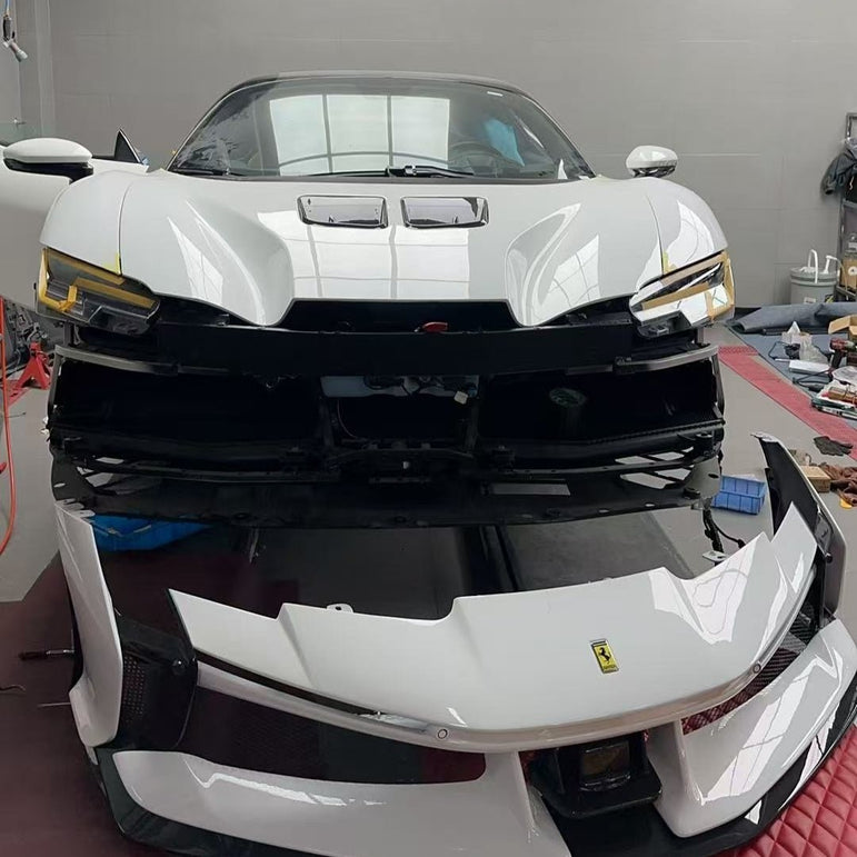 Ferrari SF90XX Style Conversion Kit for SF90 – Complete Prepeg Carbon Body Kit Aftermarket Carbon Fiber Part / Bodykit - Robot Bodykits