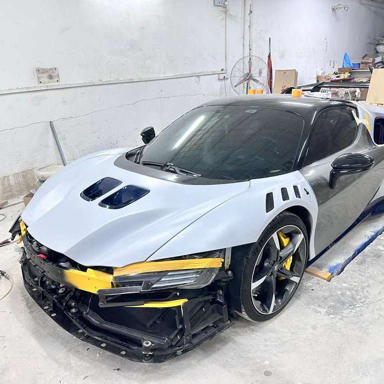 Ferrari SF90XX Style Conversion Kit for SF90 – Complete Prepeg Carbon Body Kit Aftermarket Carbon Fiber Part / Bodykit - Robot Bodykits