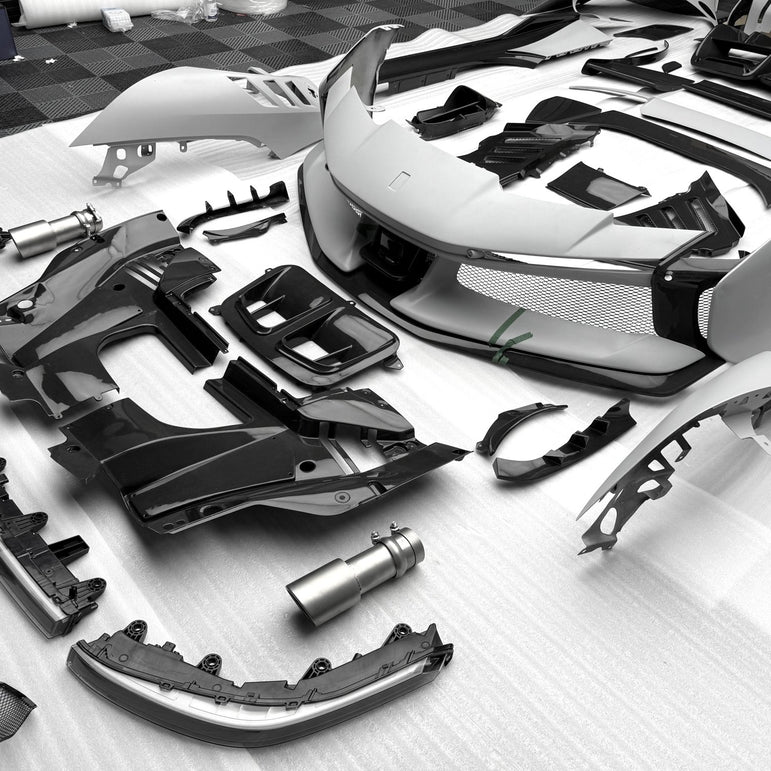 Ferrari SF90XX Style Conversion Kit for SF90 – Complete Prepeg Carbon Body Kit Aftermarket Carbon Fiber Part / Bodykit - Robot Bodykits