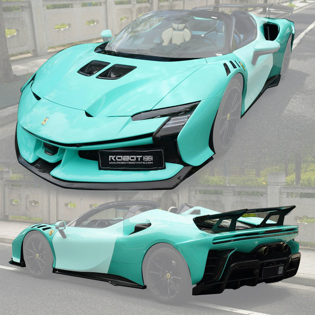 Ferrari SF90XX Style Conversion Kit for SF90 – Complete Prepeg Carbon Body Kit Aftermarket Carbon Fiber Part / Bodykit - Robot Bodykits