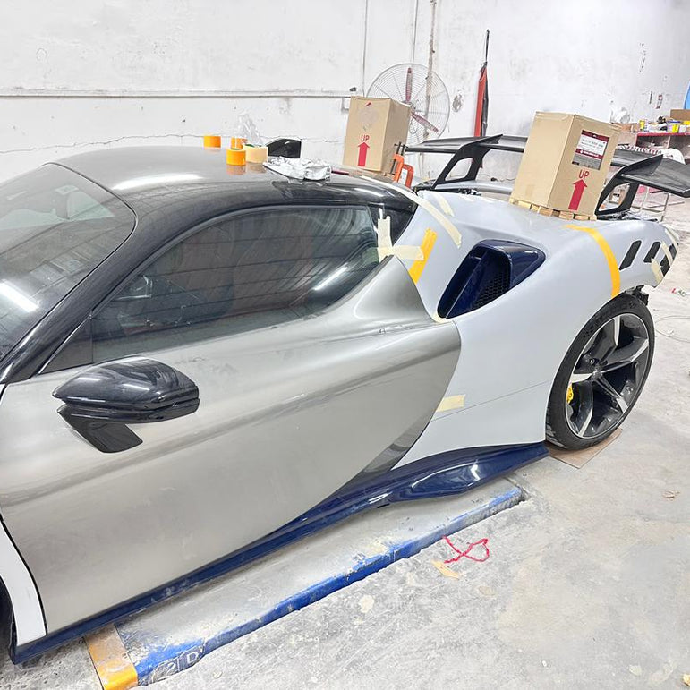 Ferrari SF90XX Style Conversion Kit for SF90 – Complete Prepeg Carbon Body Kit Aftermarket Carbon Fiber Part / Bodykit - Robot Bodykits