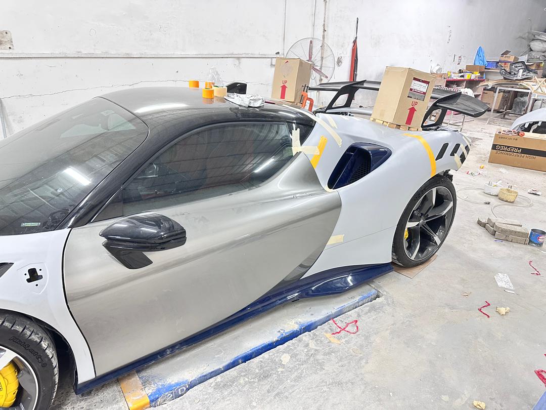 Ferrari SF90XX Style Conversion Kit for SF90 – Complete Prepeg Carbon Body Kit Aftermarket Carbon Fiber Part / Bodykit - Robot Bodykits