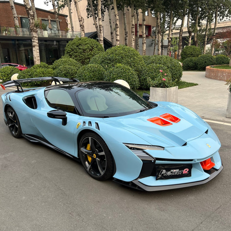 Ferrari SF90XX Style Conversion Kit for SF90 – Complete Prepeg Carbon Body Kit Aftermarket Carbon Fiber Part / Bodykit - Robot Bodykits
