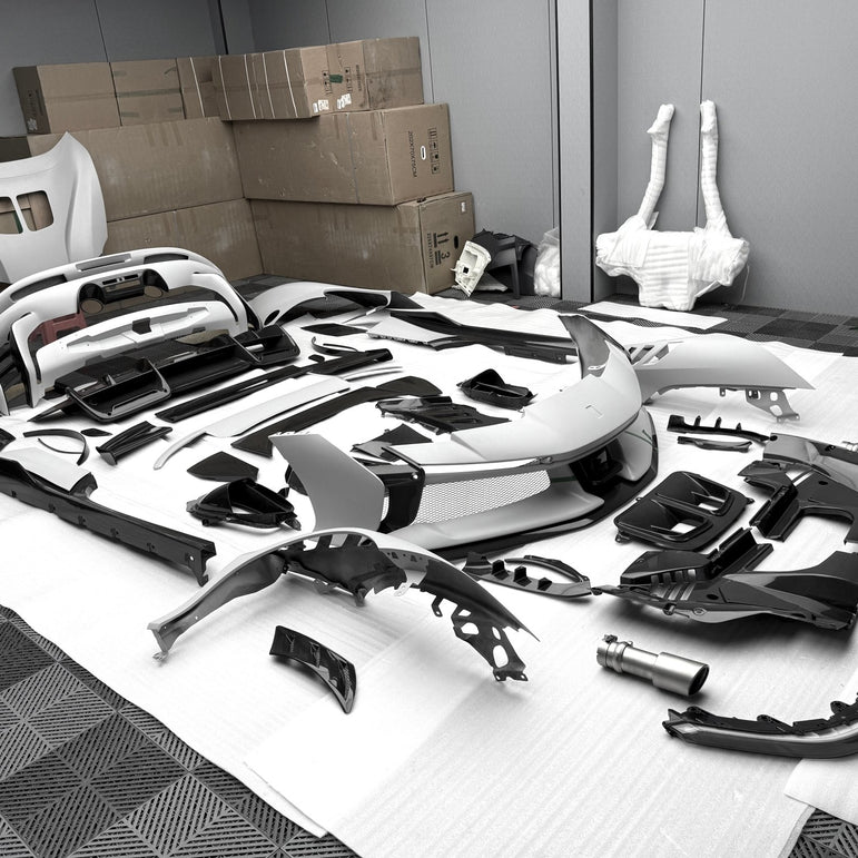 Ferrari SF90XX Style Conversion Kit for SF90 – Complete Prepeg Carbon Body Kit Aftermarket Carbon Fiber Part / Bodykit - Robot Bodykits