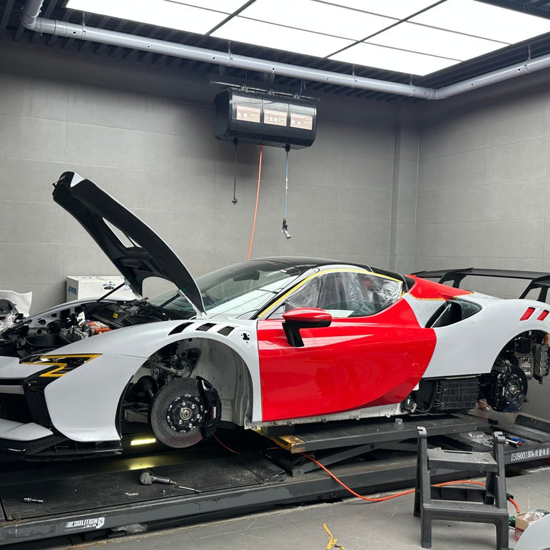 Ferrari SF90XX Style Conversion Kit for SF90 – Complete Prepeg Carbon Body Kit Aftermarket Carbon Fiber Part / Bodykit - Robot Bodykits