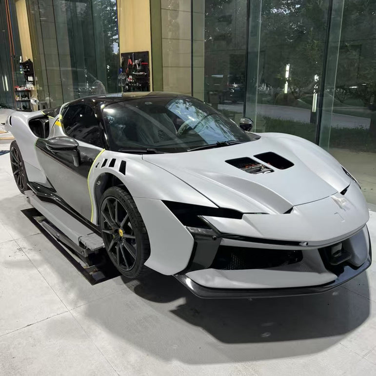 Ferrari SF90XX Style Conversion Kit for SF90 – Complete Prepeg Carbon Body Kit Aftermarket Carbon Fiber Part / Bodykit - Robot Bodykits