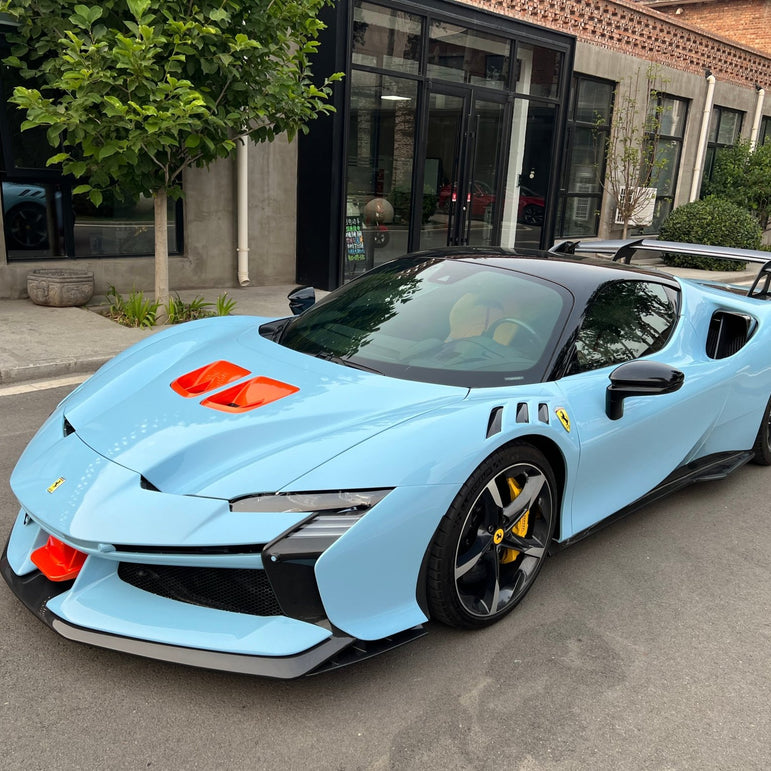 Ferrari SF90XX Style Conversion Kit for SF90 – Complete Prepeg Carbon Body Kit Aftermarket Carbon Fiber Part / Bodykit - Robot Bodykits