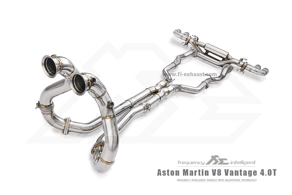 FI Exhaust 2018-2022 Aston Martin Vantage 4.0T Valvetronic Exhaust System Aftermarket Carbon Fiber Part / Bodykit - Robot Bodykits