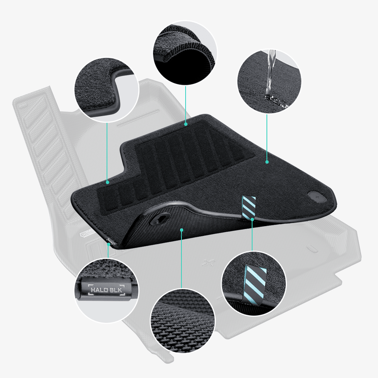 Floor Mat for Tesla Model 3 Highland - Also Fits 2016 - 2024 Aftermarket Carbon Fiber Part / Bodykit - Robot Bodykits