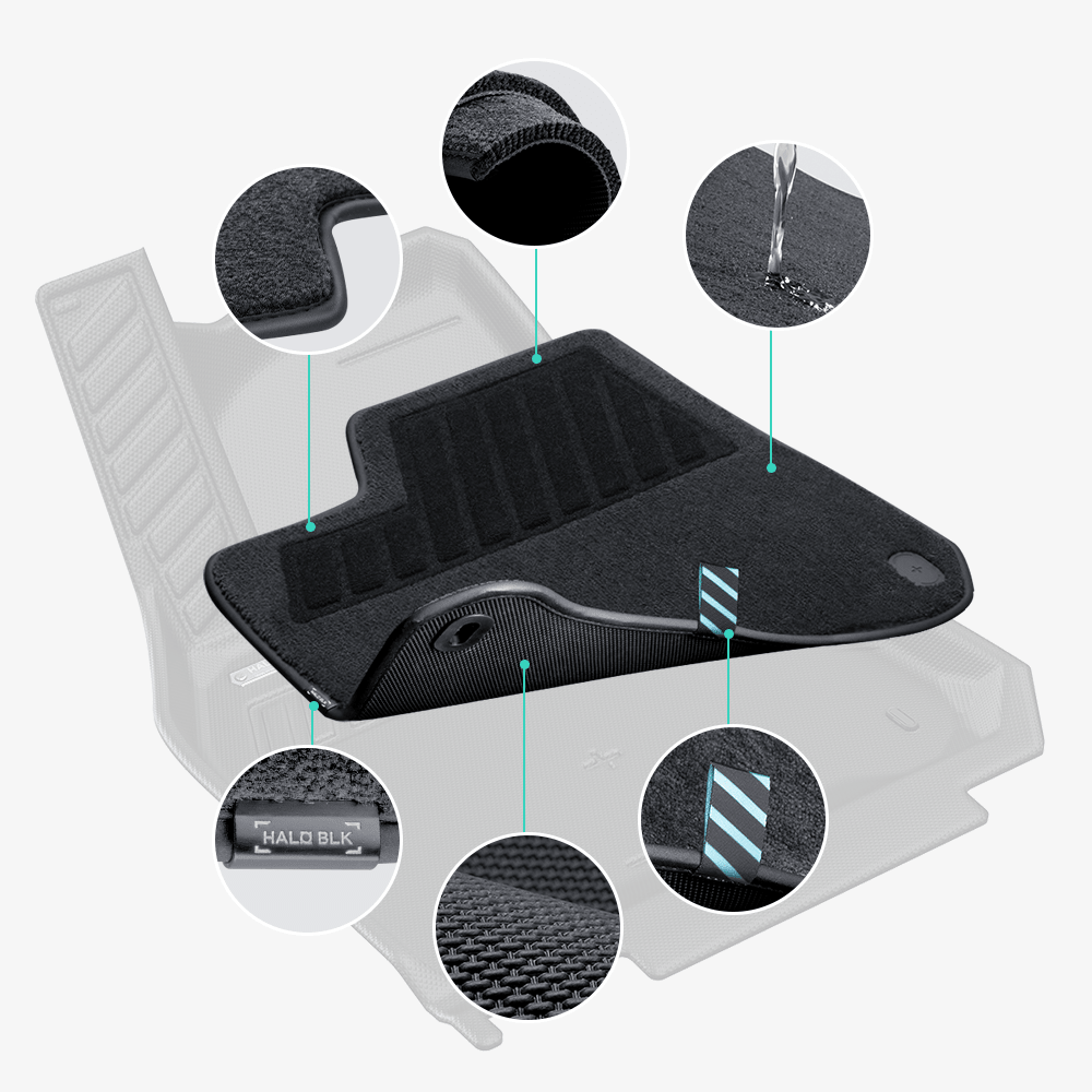Floor Mat for Tesla Model 3 Highland - Also Fits 2016 - 2024 Aftermarket Carbon Fiber Part / Bodykit - Robot Bodykits