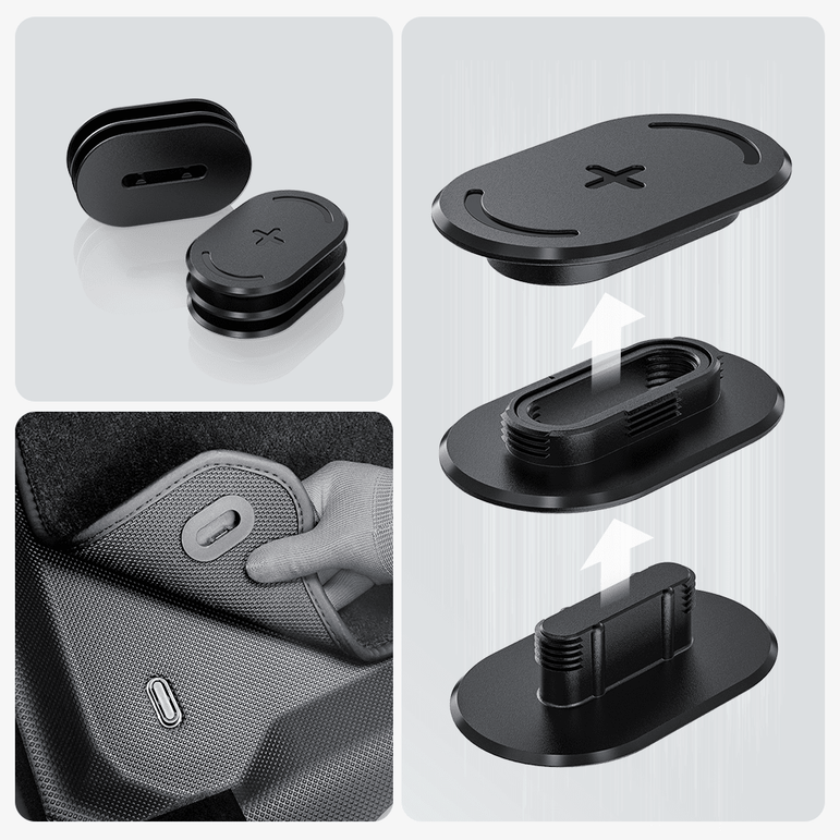 Floor Mat for Tesla Model 3 Highland - Also Fits 2016 - 2024 Aftermarket Carbon Fiber Part / Bodykit - Robot Bodykits