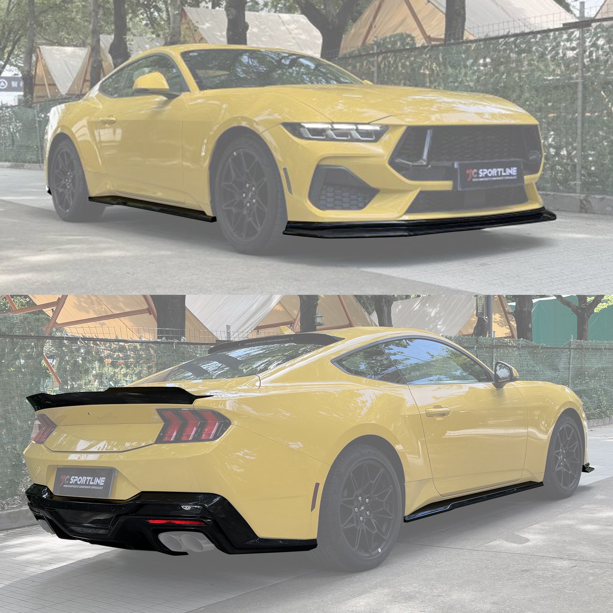 Ford Mustang S650 Dark Horse Full Carbon Fibre Aero Body Kit Aftermarket Carbon Fiber Part / Bodykit - Robot Bodykits