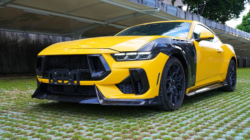 Ford Mustang S650 GT / EcoBoost Full Dry Carbon Fibre Aero Body Kit — Not Compatible with Dark Horse Aftermarket Carbon Fiber Part / Bodykit - Robot Bodykits