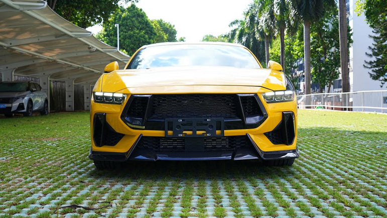 Ford Mustang S650 GT / EcoBoost Full Dry Carbon Fibre Aero Body Kit — Not Compatible with Dark Horse Aftermarket Carbon Fiber Part / Bodykit - Robot Bodykits