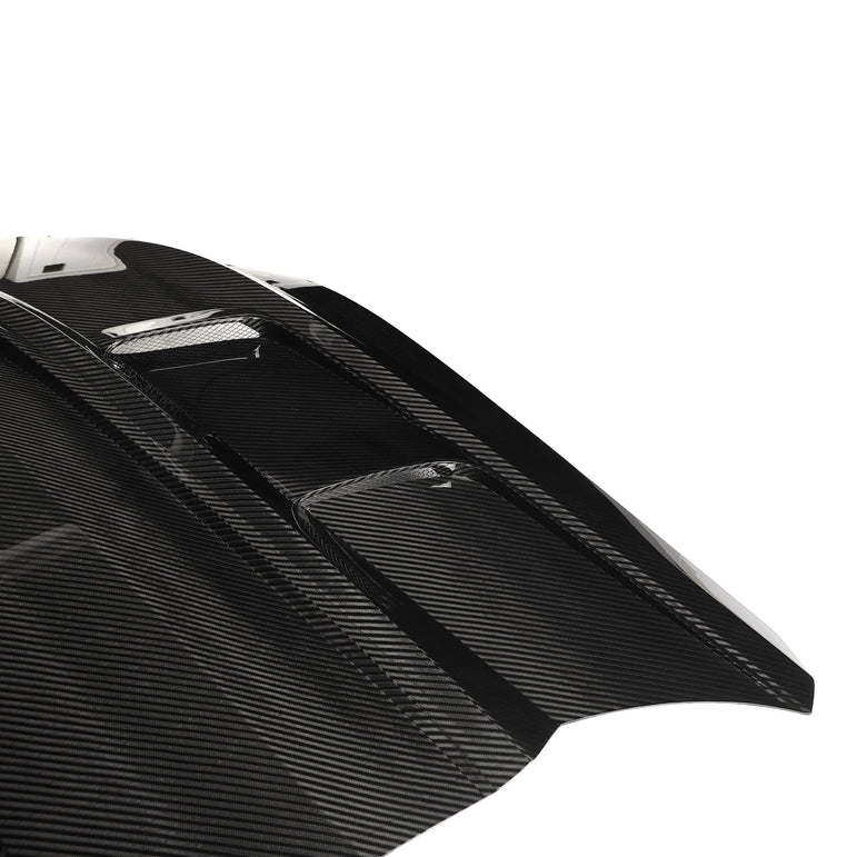 Ford Mustang S650 GT / EcoBoost Lightweight Dry Carbon Bonnet / Hood — Not Compatible with Dark Horse Aftermarket Carbon Fiber Part / Bodykit - Robot Bodykits