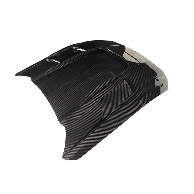 Ford Mustang S650 GT / EcoBoost Lightweight Dry Carbon Bonnet / Hood — Not Compatible with Dark Horse Aftermarket Carbon Fiber Part / Bodykit - Robot Bodykits