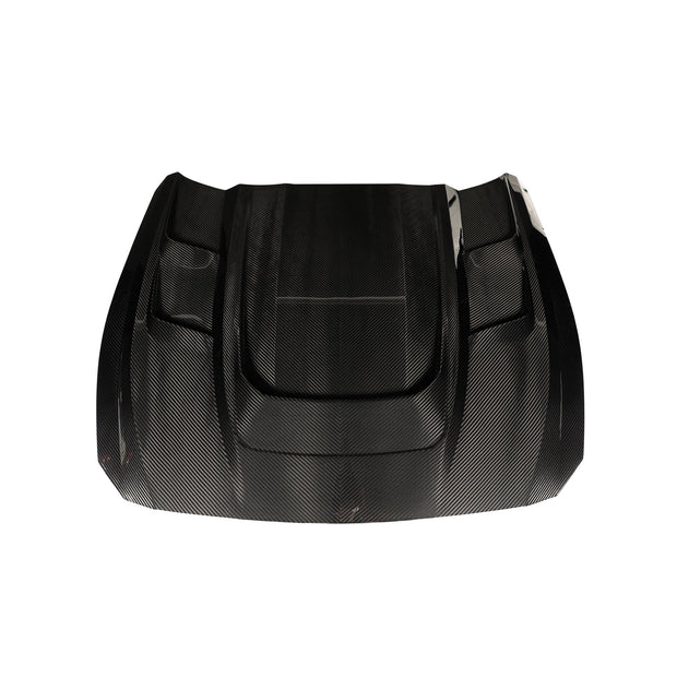 Ford Mustang S650 GT / EcoBoost Lightweight Dry Carbon Bonnet / Hood — Not Compatible with Dark Horse Aftermarket Carbon Fiber Part / Bodykit - Robot Bodykits