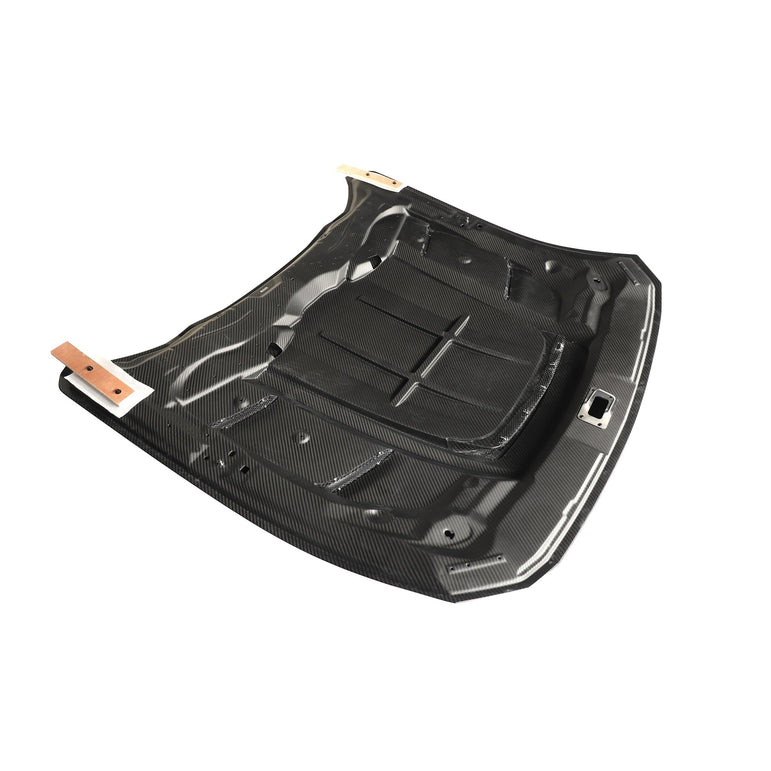 Ford Mustang S650 GT / EcoBoost Lightweight Dry Carbon Bonnet / Hood — Not Compatible with Dark Horse Aftermarket Carbon Fiber Part / Bodykit - Robot Bodykits