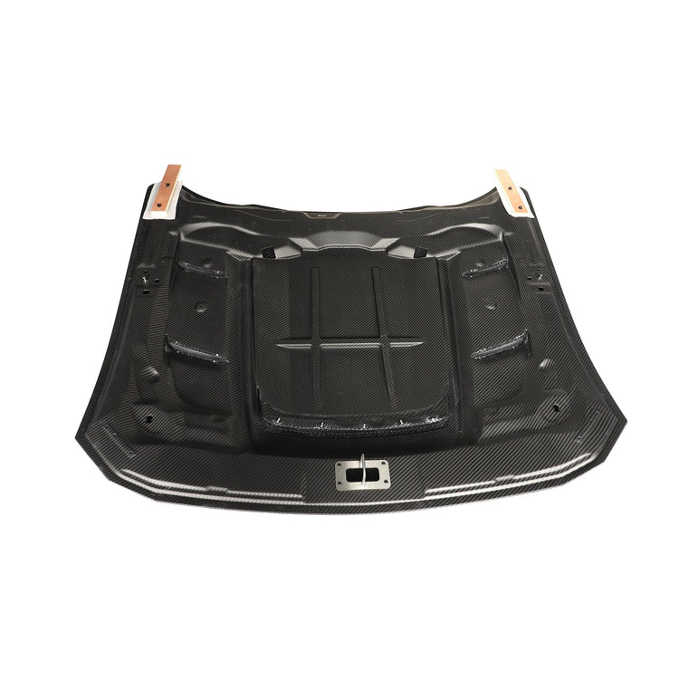 Ford Mustang S650 GT / EcoBoost Lightweight Dry Carbon Bonnet / Hood — Not Compatible with Dark Horse Aftermarket Carbon Fiber Part / Bodykit - Robot Bodykits