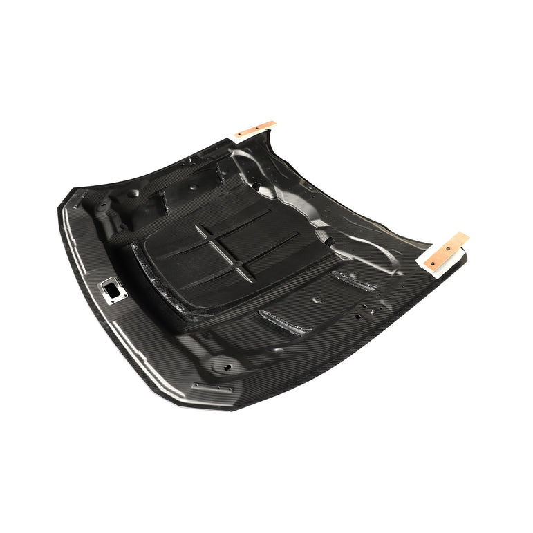 Ford Mustang S650 GT / EcoBoost Lightweight Dry Carbon Bonnet / Hood — Not Compatible with Dark Horse Aftermarket Carbon Fiber Part / Bodykit - Robot Bodykits