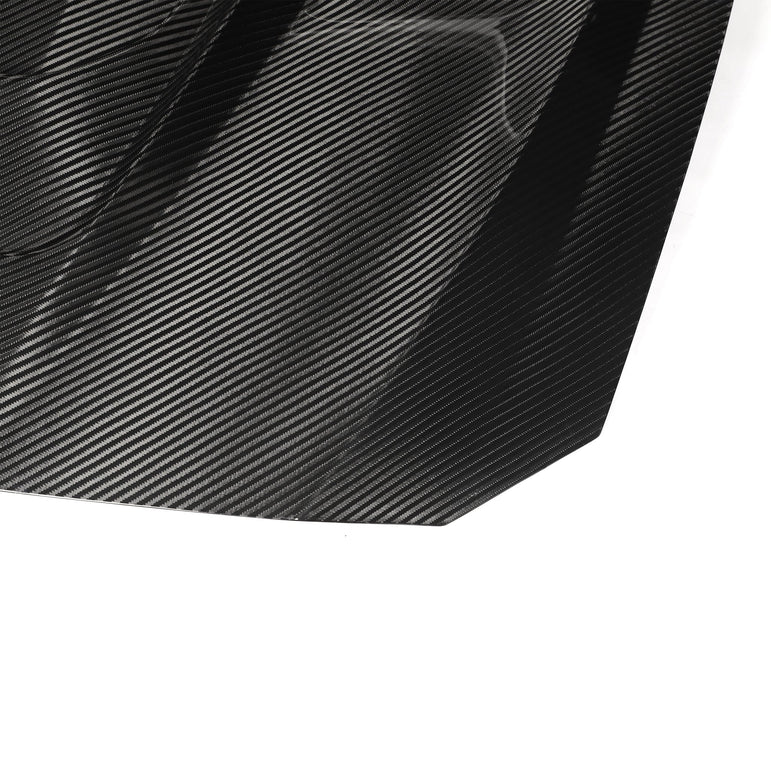 Ford Mustang S650 GT / EcoBoost Lightweight Dry Carbon Bonnet / Hood — Not Compatible with Dark Horse Aftermarket Carbon Fiber Part / Bodykit - Robot Bodykits