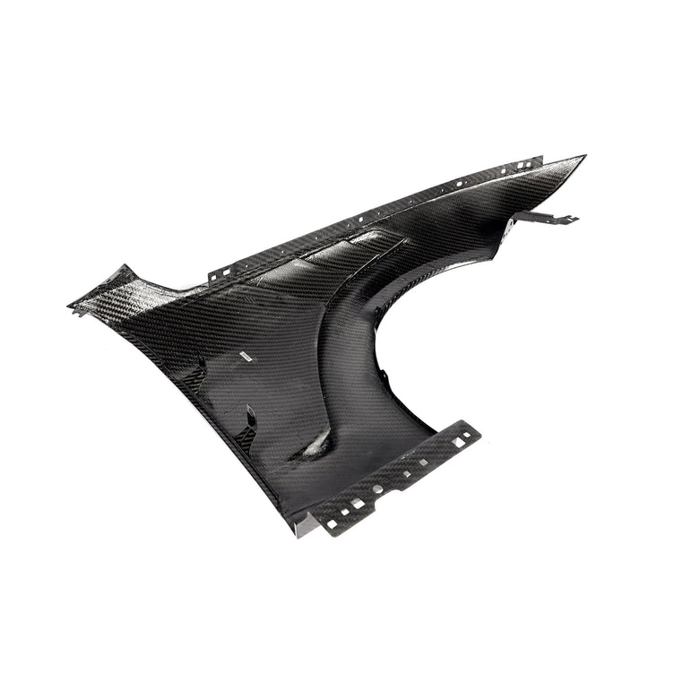 Ford Mustang S650 GT / EcoBoost Lightweight Dry Carbon Side Fenders — Not Compatible with Dark Horse Aftermarket Carbon Fiber Part / Bodykit - Robot Bodykits