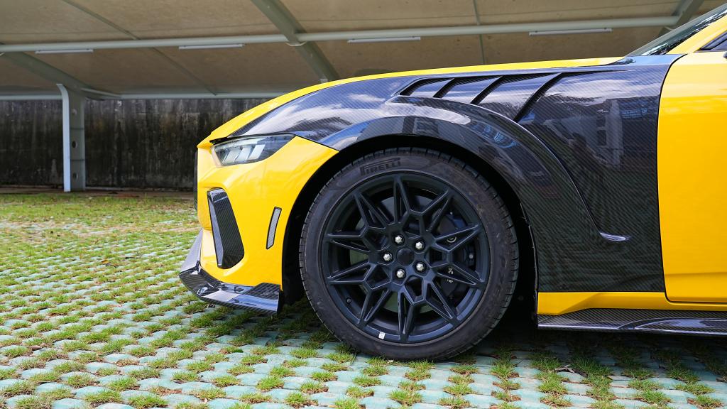 Ford Mustang S650 GT / EcoBoost Lightweight Dry Carbon Side Fenders — Not Compatible with Dark Horse Aftermarket Carbon Fiber Part / Bodykit - Robot Bodykits