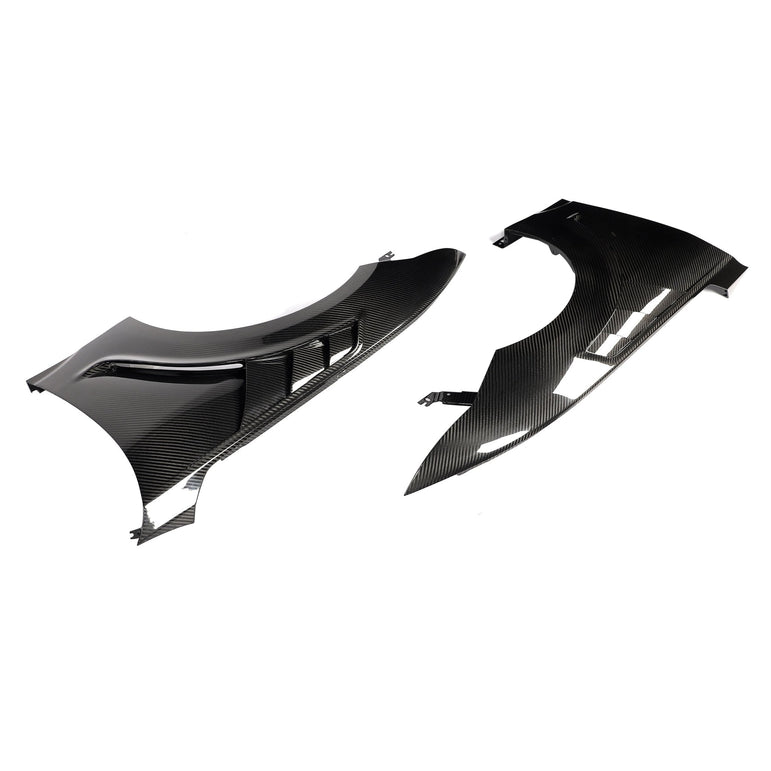 Ford Mustang S650 GT / EcoBoost Lightweight Dry Carbon Side Fenders — Not Compatible with Dark Horse Aftermarket Carbon Fiber Part / Bodykit - Robot Bodykits
