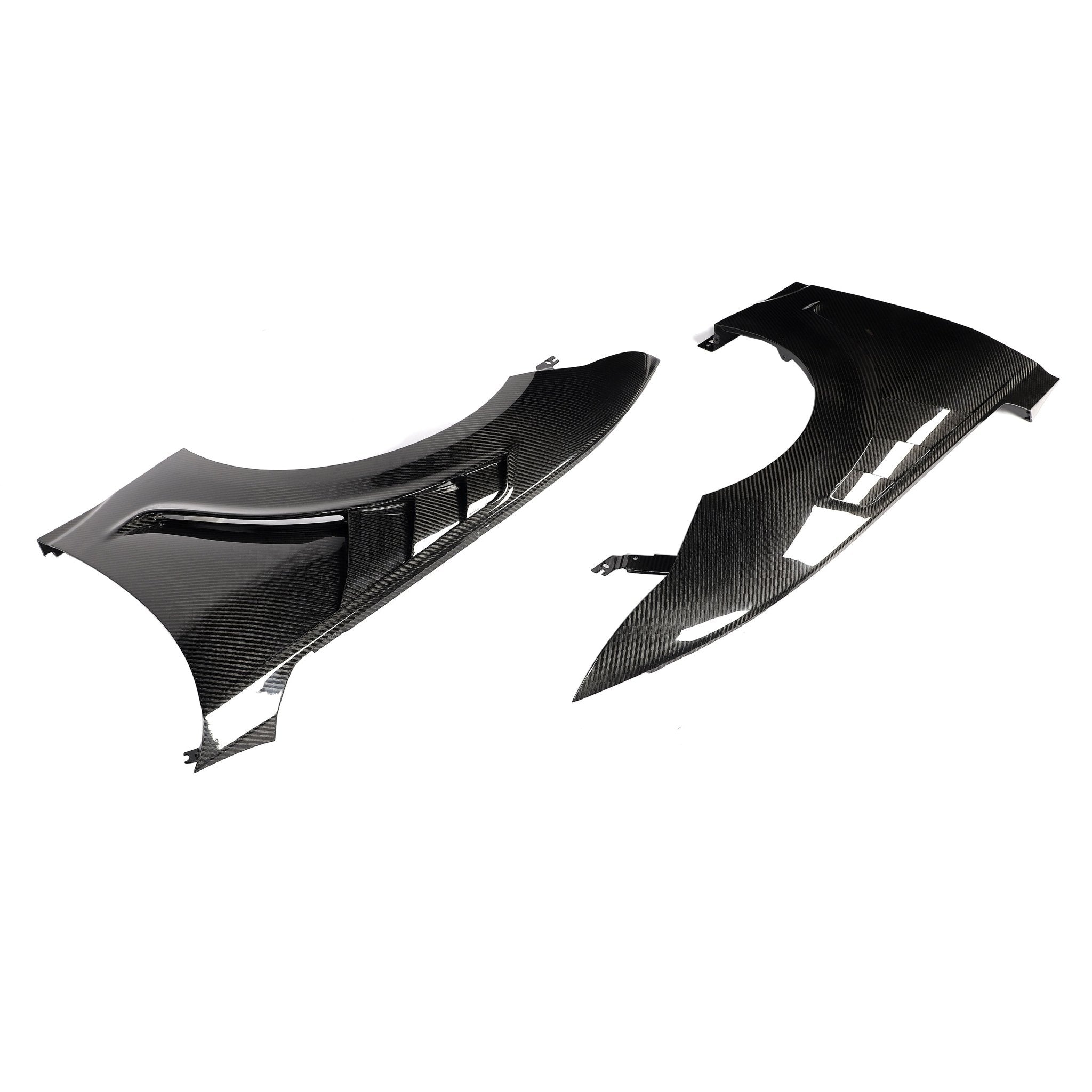 Ford Mustang S650 GT / EcoBoost Lightweight Dry Carbon Side Fenders — Not Compatible with Dark Horse Aftermarket Carbon Fiber Part / Bodykit - Robot Bodykits