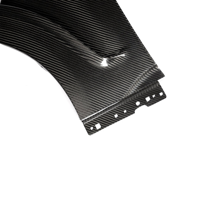 Ford Mustang S650 GT / EcoBoost Lightweight Dry Carbon Side Fenders — Not Compatible with Dark Horse Aftermarket Carbon Fiber Part / Bodykit - Robot Bodykits
