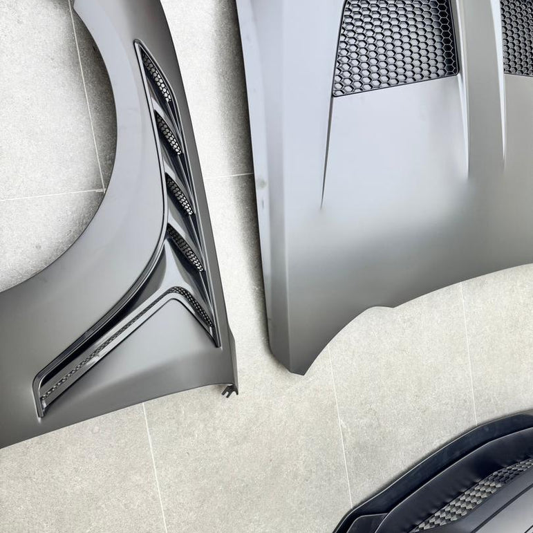 Ford Mustang S650 GTD Style Aluminium Bonnet 2023+ Aftermarket Carbon Fiber Part / Bodykit - Robot Bodykits