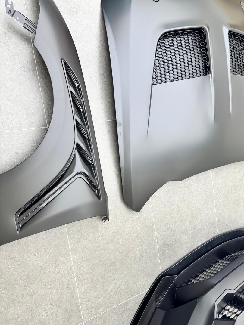 Ford Mustang S650 GTD Style Aluminium Bonnet 2023+ Aftermarket Carbon Fiber Part / Bodykit - Robot Bodykits