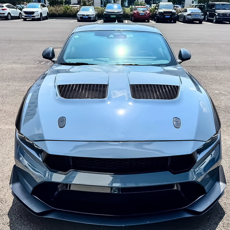 Ford Mustang S650 GTD Style Aluminium Bonnet 2023+ Aftermarket Carbon Fiber Part / Bodykit - Robot Bodykits