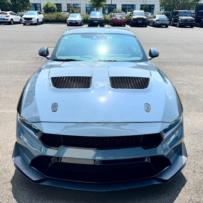 Ford Mustang S650 GTD Style Aluminium Bonnet 2023+ Aftermarket Carbon Fiber Part / Bodykit - Robot Bodykits