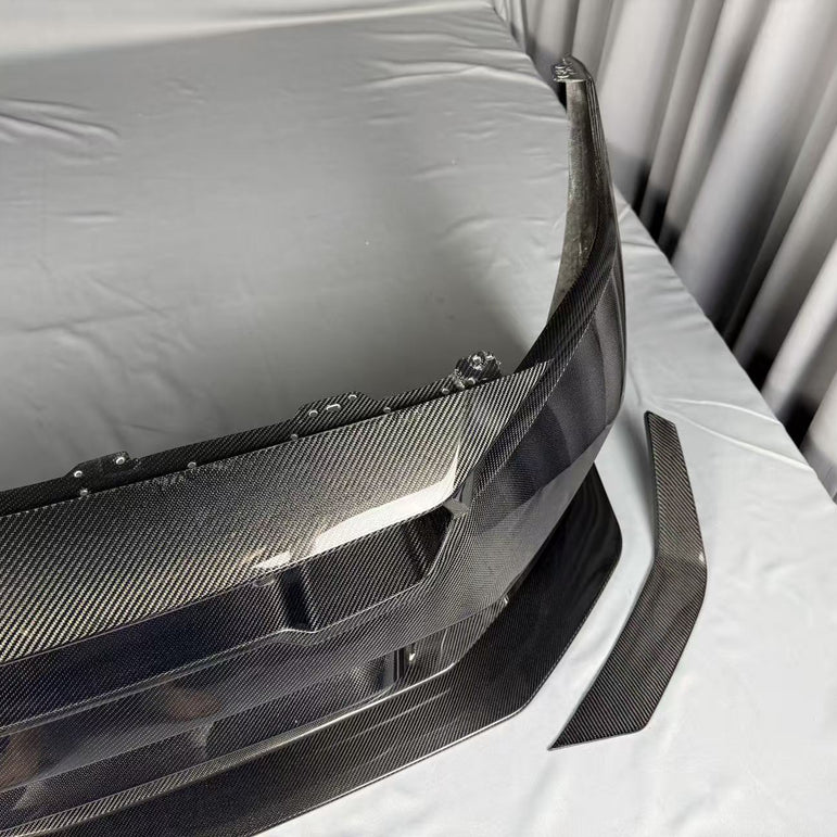 Ford Mustang S650 GTD Style Carbon Fibre Front Bumper 2023+ Aftermarket Carbon Fiber Part / Bodykit - Robot Bodykits