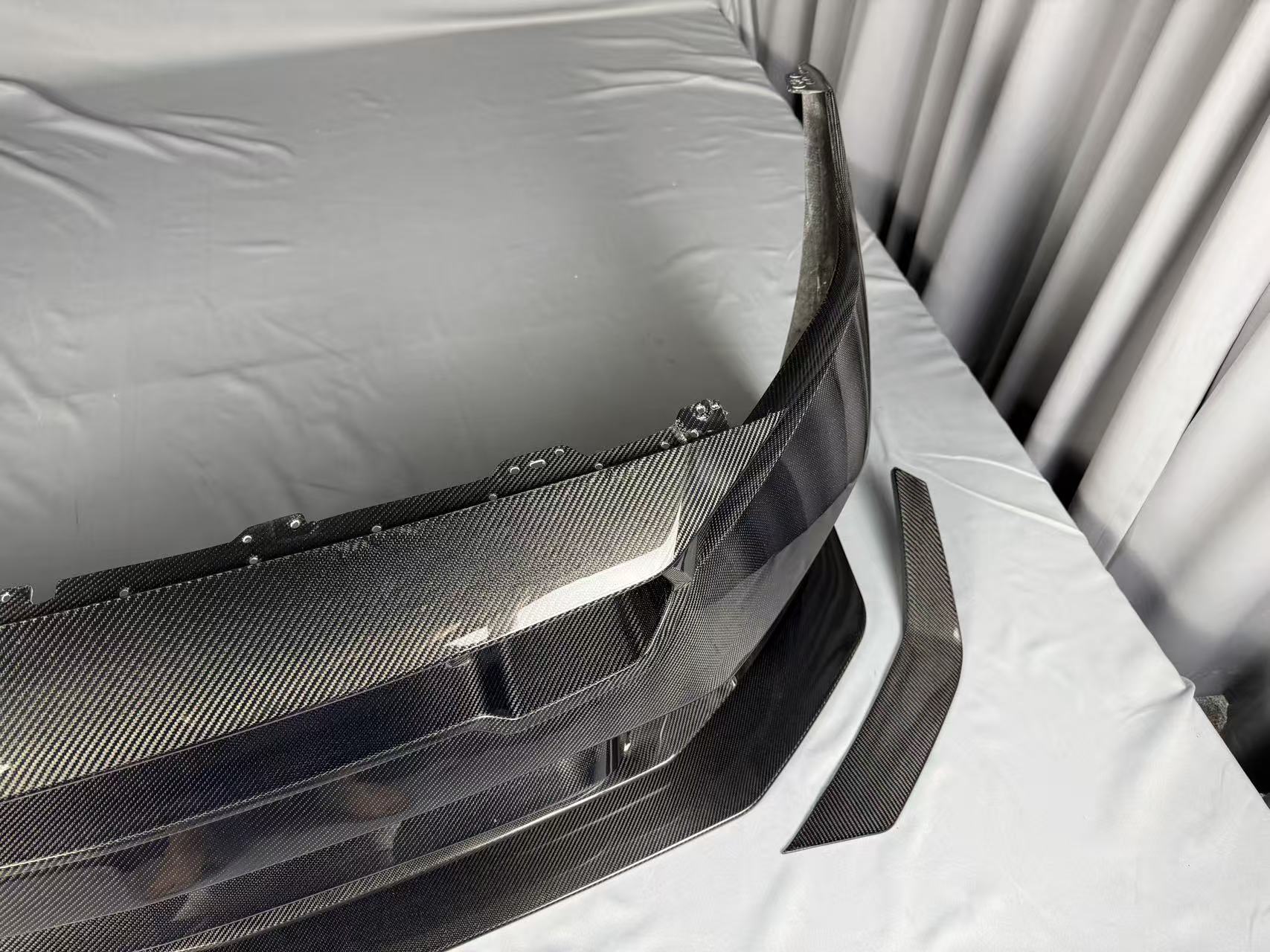 Ford Mustang S650 GTD Style Carbon Fibre Front Bumper 2023+ Aftermarket Carbon Fiber Part / Bodykit - Robot Bodykits