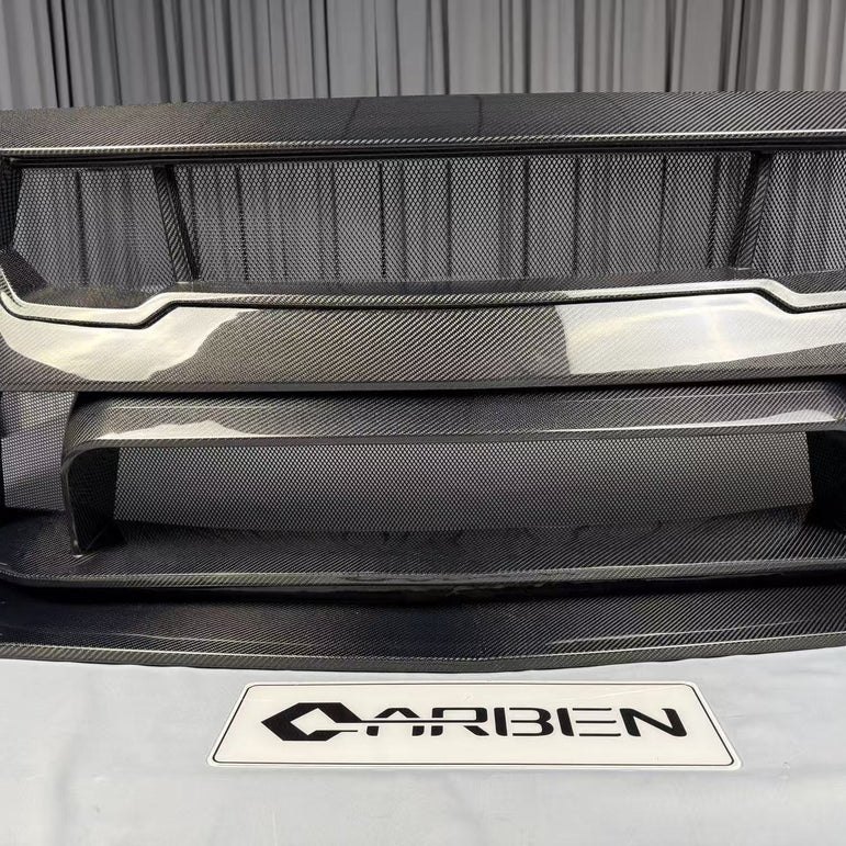 Ford Mustang S650 GTD Style Carbon Fibre Front Bumper 2023+ Aftermarket Carbon Fiber Part / Bodykit - Robot Bodykits