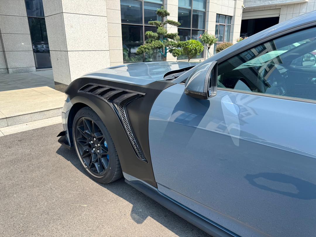 Ford Mustang S650 GTD Style Plastic Front Bumper 2023+ Aftermarket Carbon Fiber Part / Bodykit - Robot Bodykits