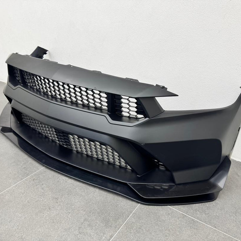 Ford Mustang S650 GTD Style Plastic Front Bumper 2023+ Aftermarket Carbon Fiber Part / Bodykit - Robot Bodykits