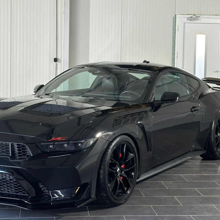 Ford Mustang S650 GTD Style Plastic Front Bumper 2023+ Aftermarket Carbon Fiber Part / Bodykit - Robot Bodykits