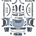 Ford Raptor F150 2015 - 2020 to 2021+ Complete Conversion Kit Aftermarket Carbon Fiber Part / Bodykit - Robot Bodykits