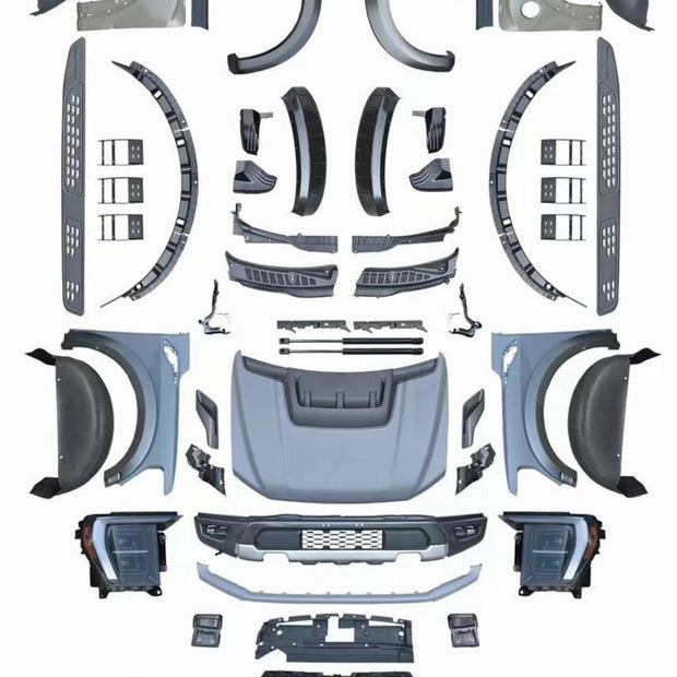 Ford Raptor F150 2015 - 2020 to 2021+ Complete Conversion Kit Aftermarket Carbon Fiber Part / Bodykit - Robot Bodykits